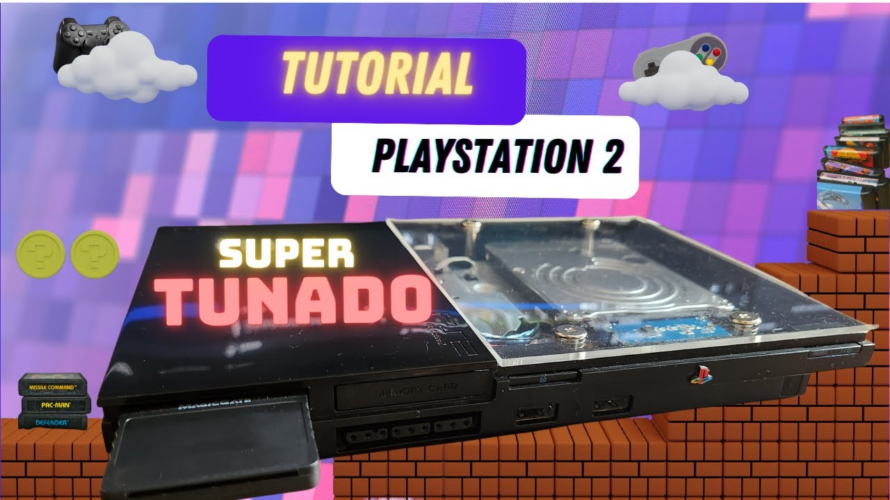 Tutorial como montar um Playstation 2 Tunado