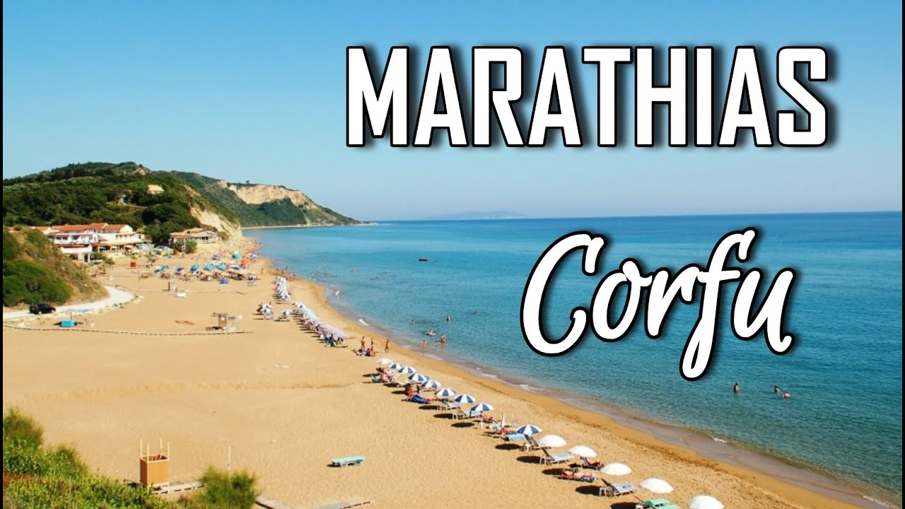 MARATHIAS BEACH in Corfu  - Greece