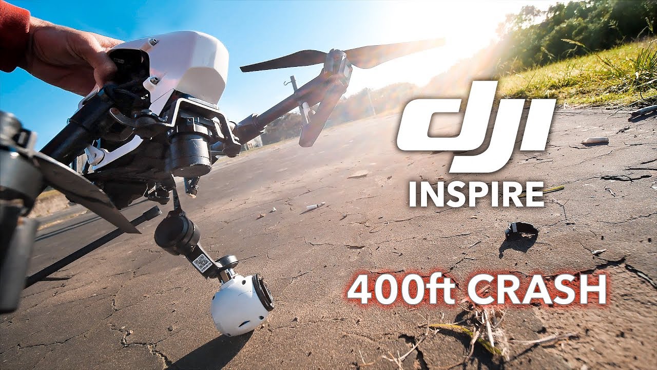 Crashing an Inspire Drone from 400 feet!