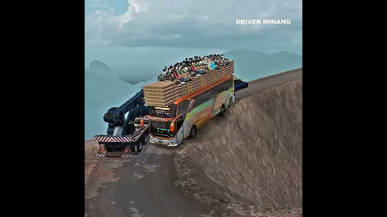 Extreme Driving on Rocky Mountain Pass - Euro Truck Simulator 2