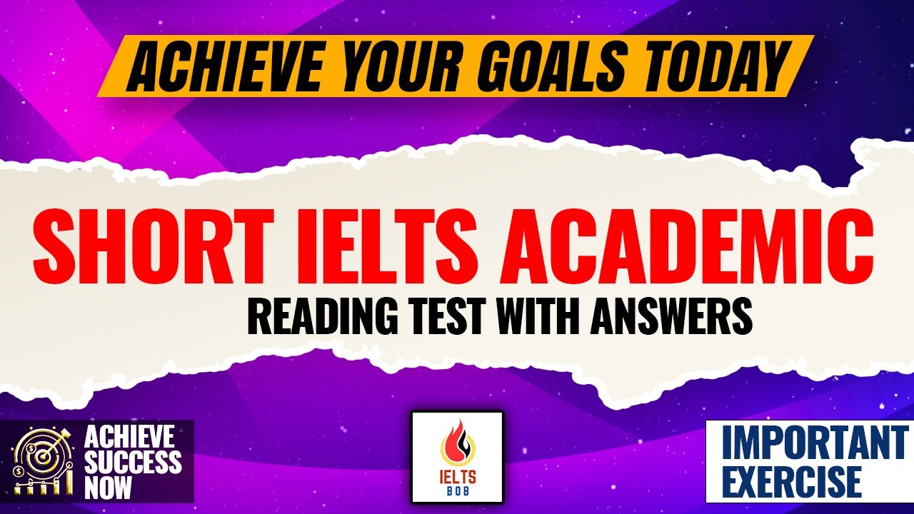 IELTS Short Academic Reading Test 198 With Answers.