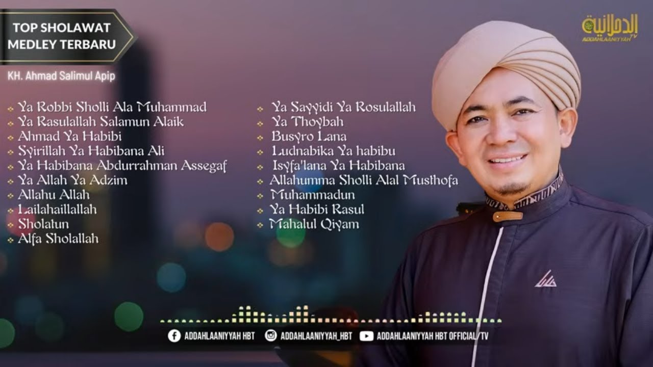ALBUM SHOLAWAT MERDU KH SALIMUL APIP  FULL 1 JAM NON STOP