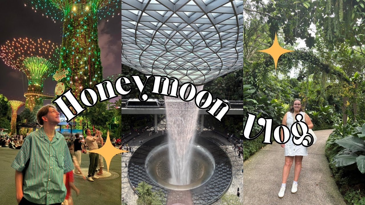 HONEYMOON VLOG 💕💍 PART ONE | LONDON AND SINGAPORE 🏙️✈️