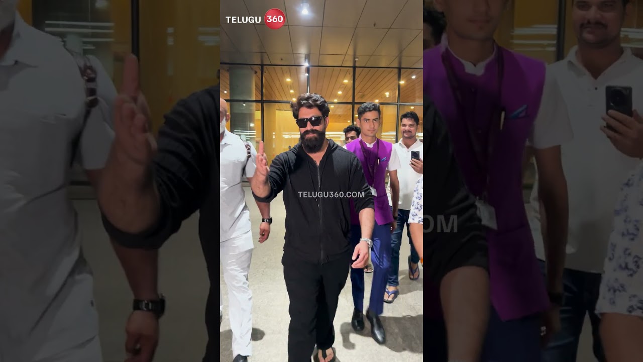Rocking Star Yash Spotted at Air Port | #yash #toxic #ramayana | Telugu 360 Digital