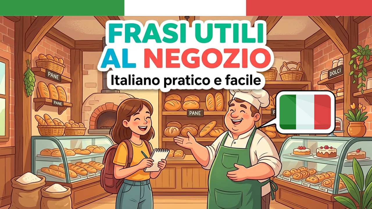 Imparare l’Italiano Podcast: Acquistare il pane dal panificio in Italia 🍞 | Italiano Pratico