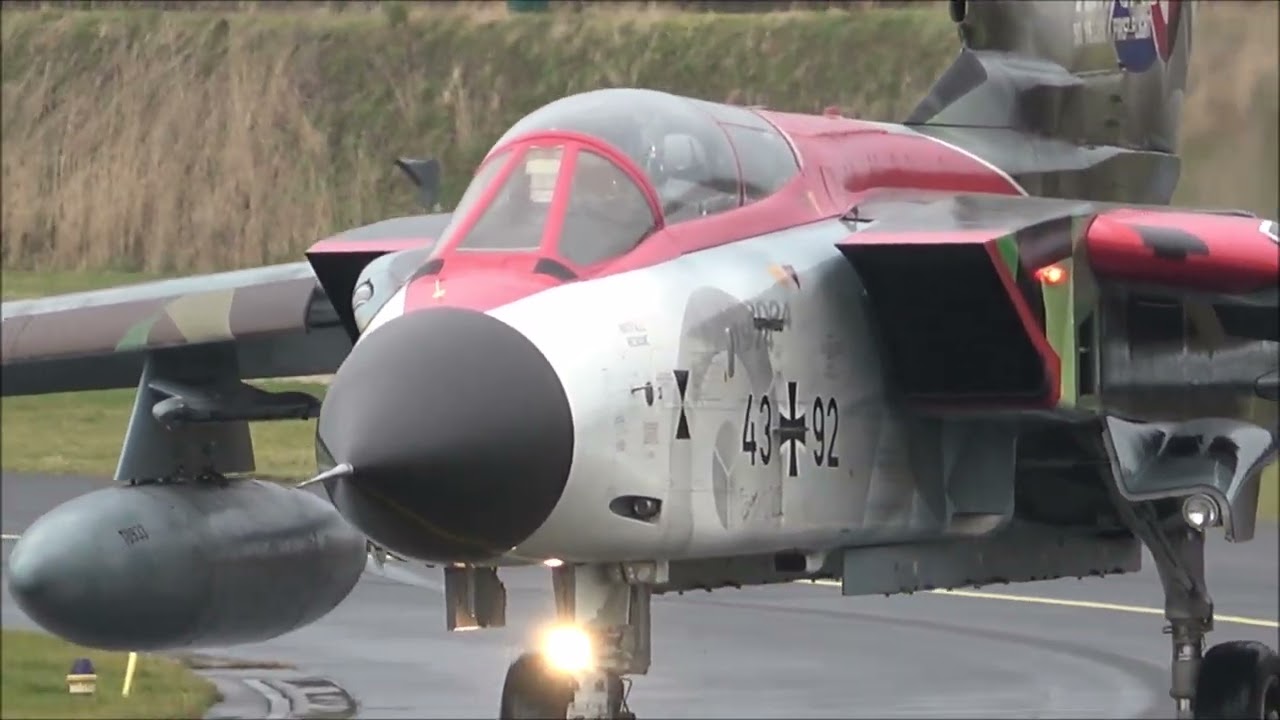 Morning Sorties by Eurofighter Typhoons & German Tornados at Novenich GAB 26th February 2025