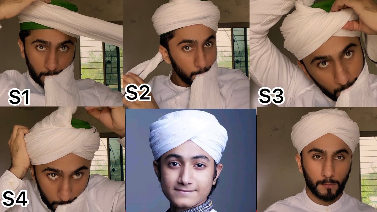 How to tie Ghulam Mustafá Qadri Amamah || Majid Shah