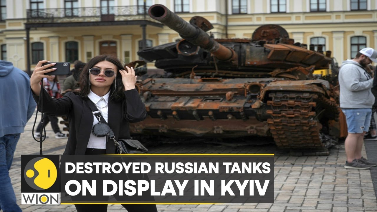 Ukraine marks Independence day: Kyiv displays destroyed Russian tanks and war machines | World News