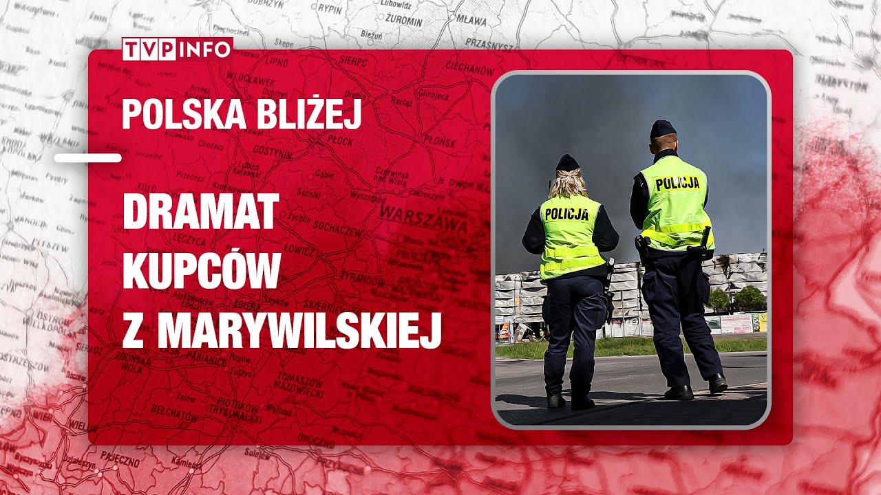 Spłonął kompleks handlowy Marywilska 44 | POLSKA BLIŻEJ