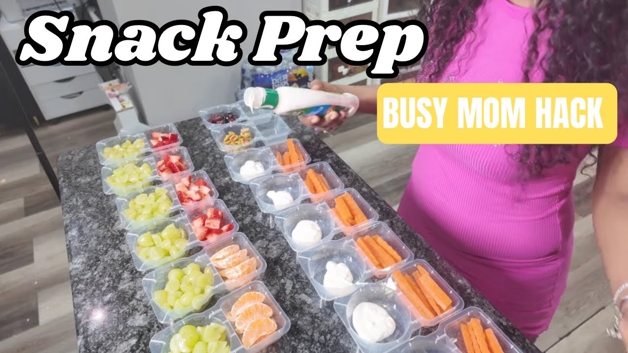 Easy Snack Prep + Freezer Pancakes for Busy Moms | Save Time & Money