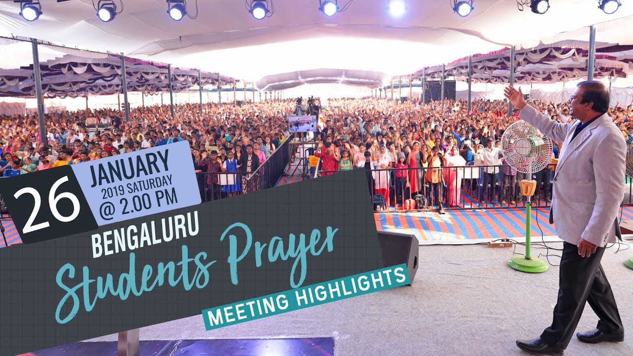 Bengaluru Students Prayer Meet 2019 Highlights | Dr. Paul Dhinakaran | Jesus Calls