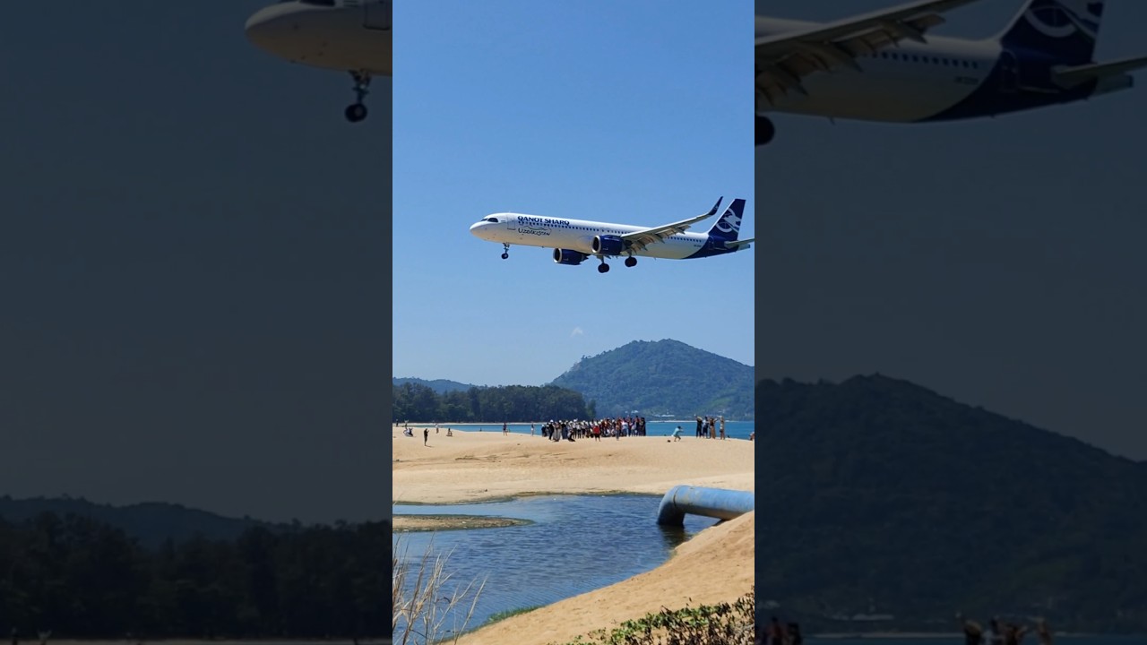 Qanot Sharq Airbus A321 Neo #phuket  #thailand #uzbekistan