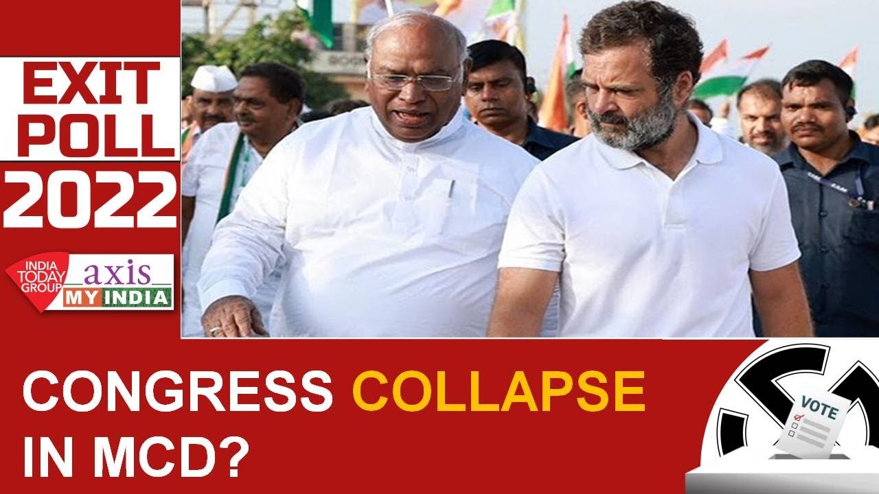 Delhi MCD Exit Polls: Congress Likely To Collapse, AAP Biggest Winner | MCD Elections 2022