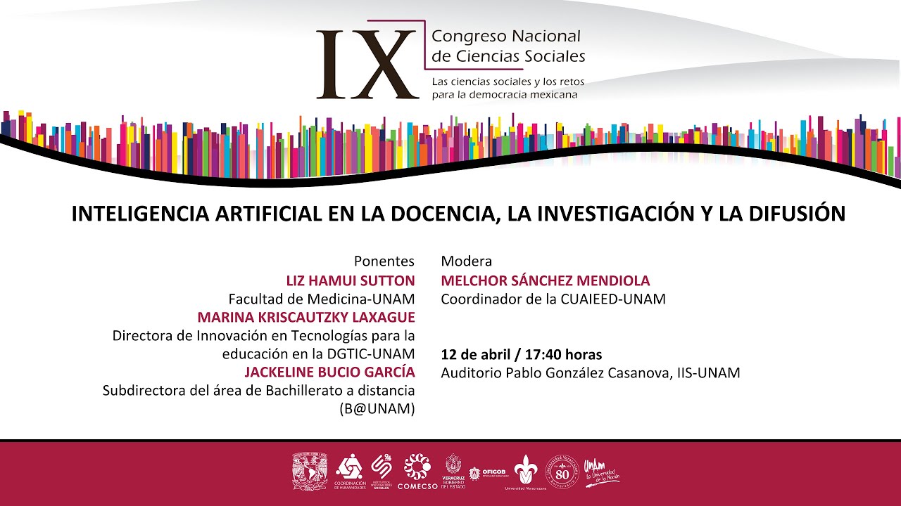 Inteligencia artificial en la docencia, la investigación y la difusión