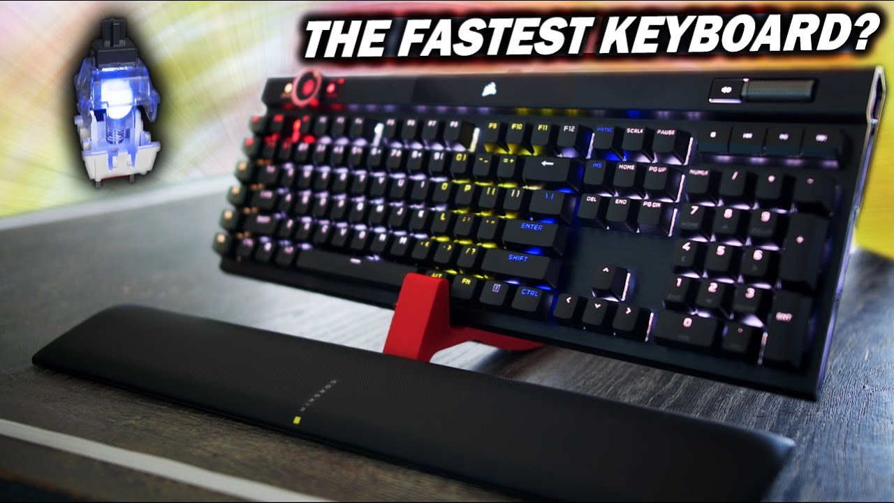 Corsair K100 RGB Optical Switch Review - Input Lag and 4000Hz Polling Tested.