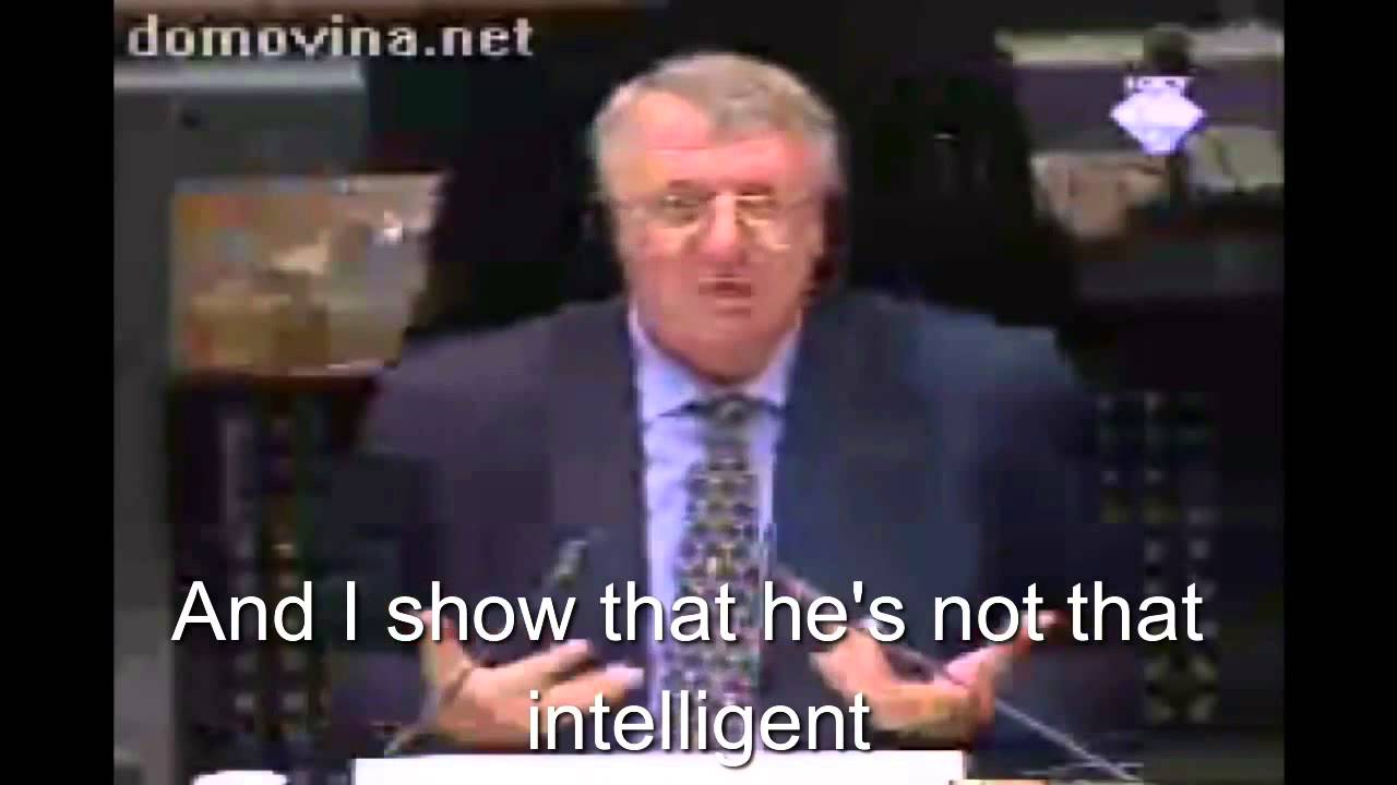 Seselj at the Hague [English subtitles]