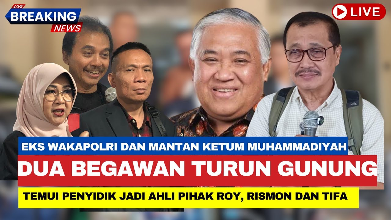 Live 🔴 Mantan Wakapolri jadi Ahli RRT