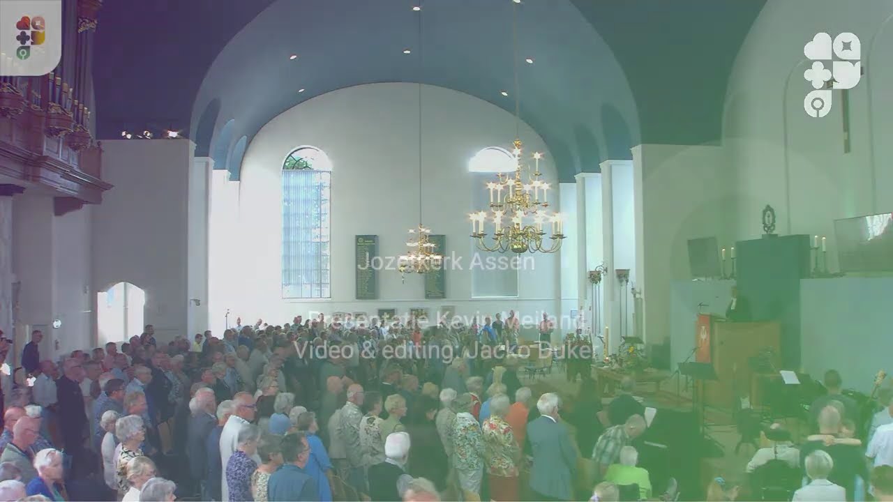 Samenzang 'Zolang wij ademhalen' -  Jozefkerk Assen - Wietse Meinardi, Van-Dam-orgel