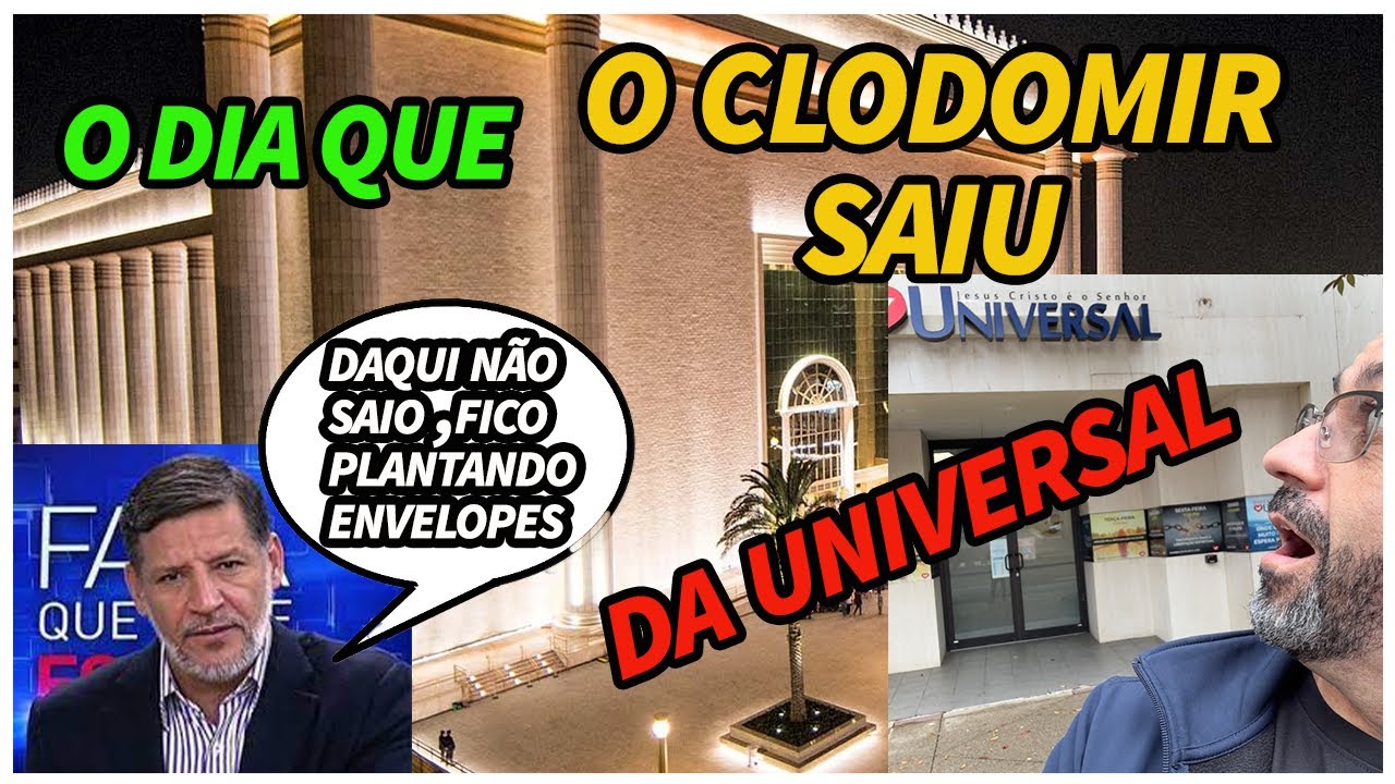 PASTOR DA UNIVERSAL NOS EUA DIZ QUE O BISPO CLODOMIR SANTOS SAIU .