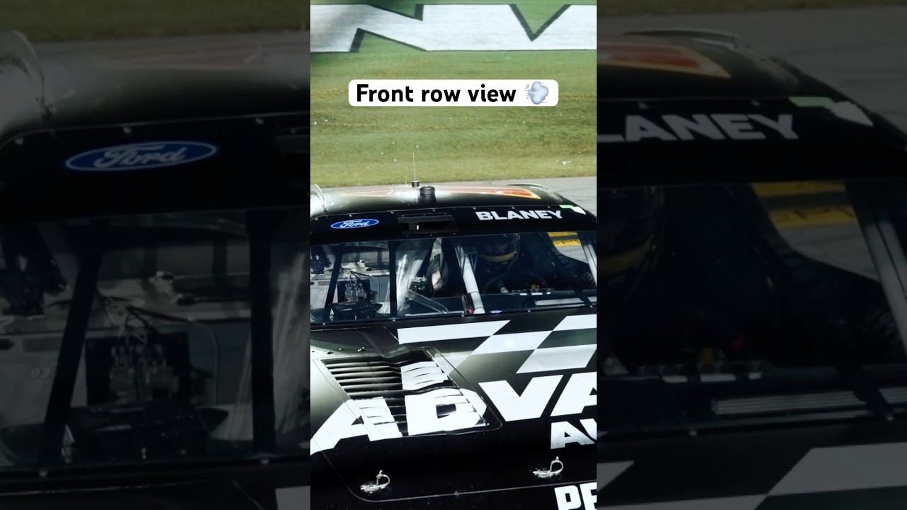 Blaney burnout UP CLOSE