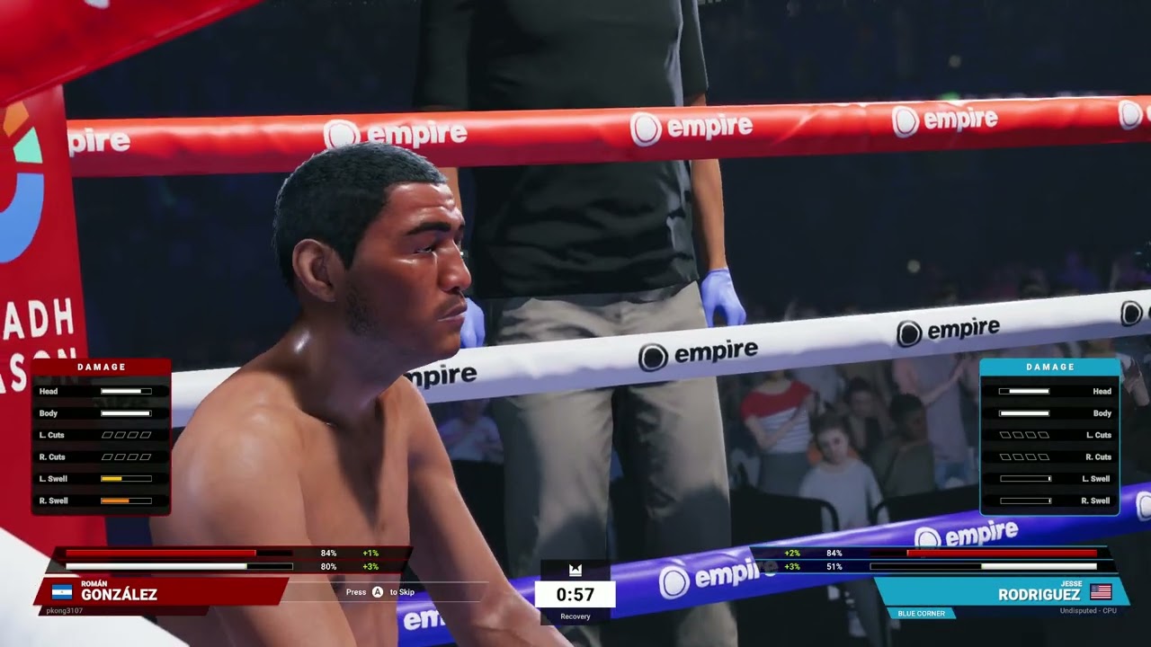 Román González vs Bam Rodriguez gameplay | Undisputed
