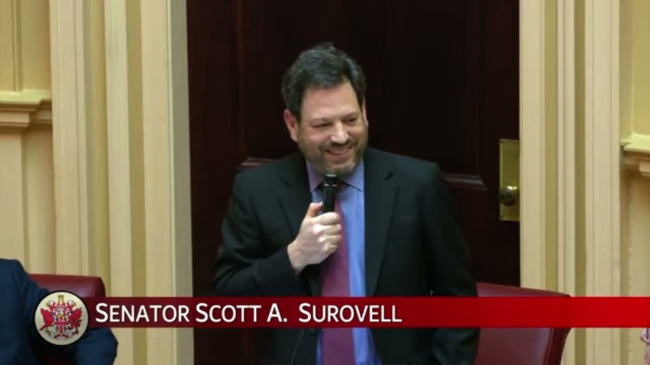 Senator Majority Leader Surovell Delivers a Tribute to His Friend, Senator Adam Ebbin