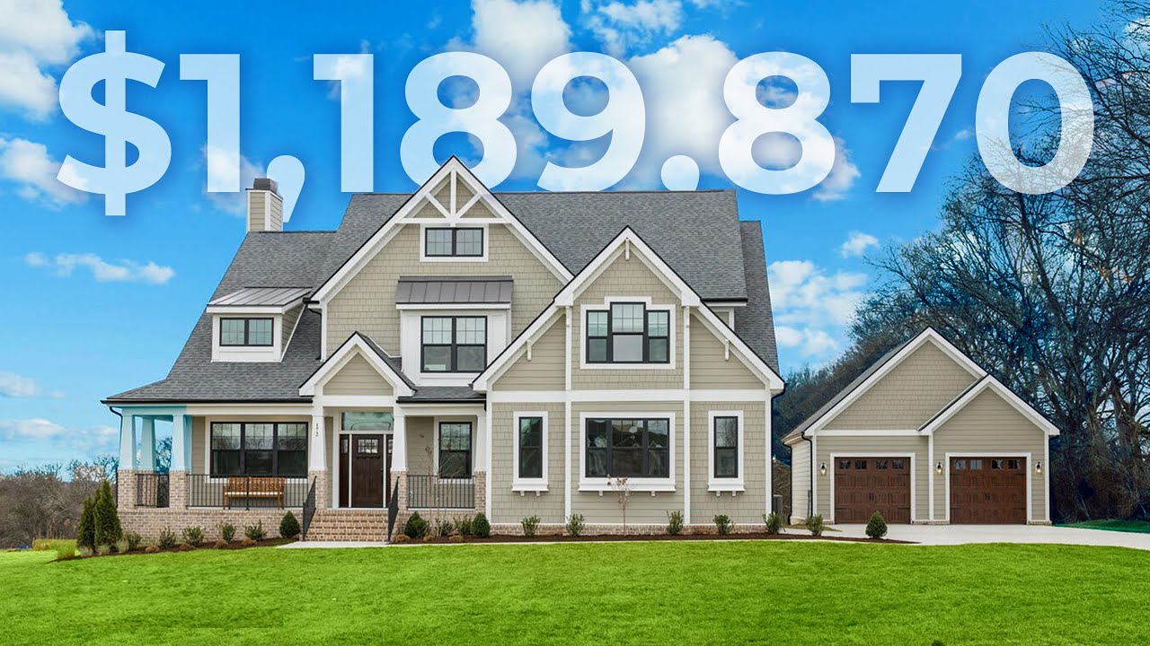 INSIDE Schell Brothers GORGEOUS model home in Gallatin, TN - The Shearwater | The Landing at Branham