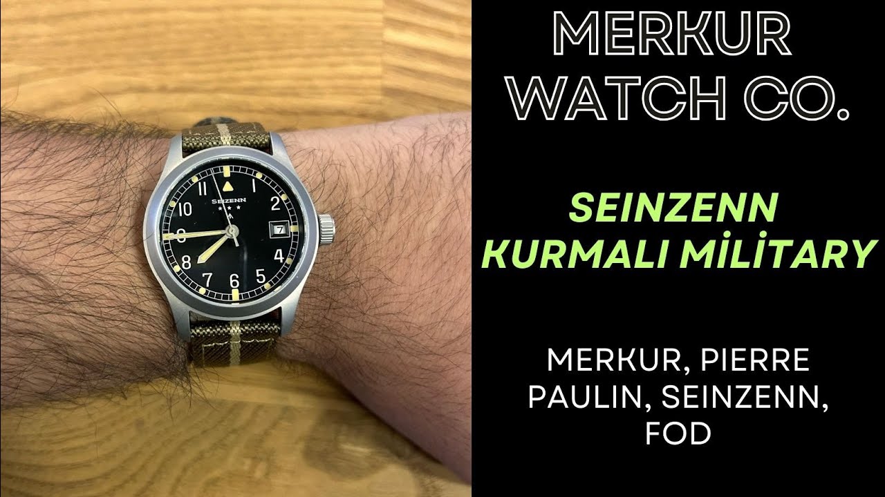 MERKUR MARKASI HAKKINDA TÜM DETAYLAR (SEINZENN KURMALI SAAT İNCELEMESİ) #aliexpresswatch
