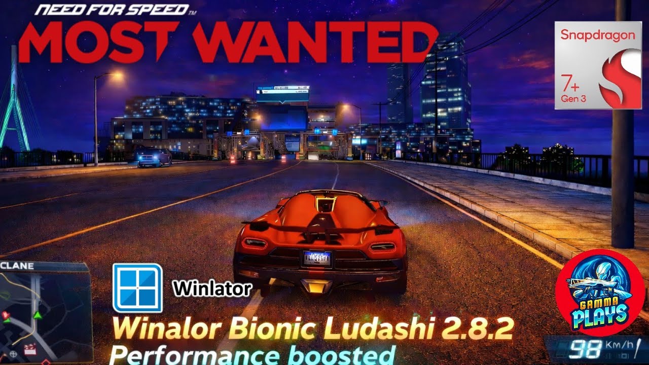 Winlator Bionic Ludashi - Need for Speed Most Wanted 2012 