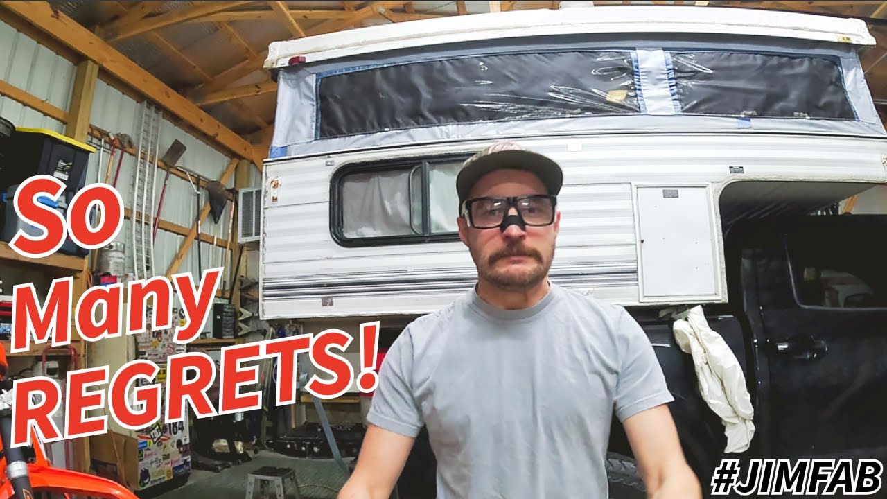 Mistake?! I bought a soggy camper, forced it onto my truck, and struggled for days to get it off!