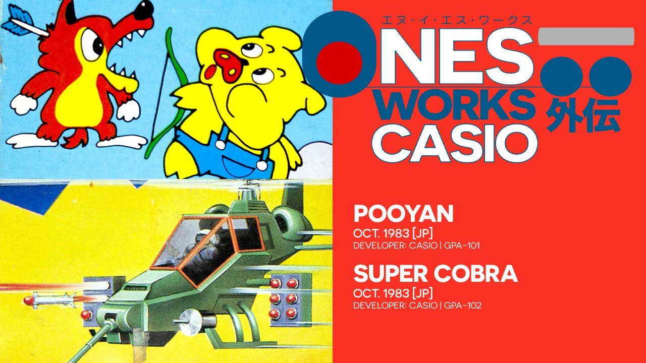 G-Shock to the system: PV-1000 / Pooyan / Super Cobra | NES Works Gaiden (Casio) 62