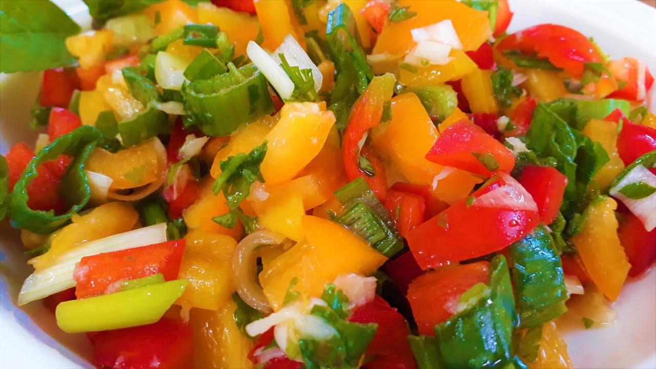 فيتامين سي على شكل سلطة _ سلطة فليفلة