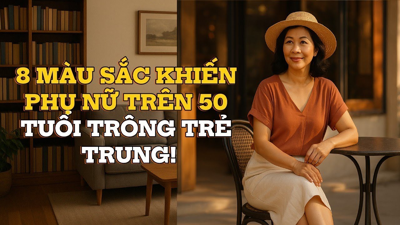 8 MÀU SẮC KHIẾN PHỤ NỮ TRÊN 50 TUỔI TRÔNG TRẺ TRUNG | phụ nữ mặc đẹp