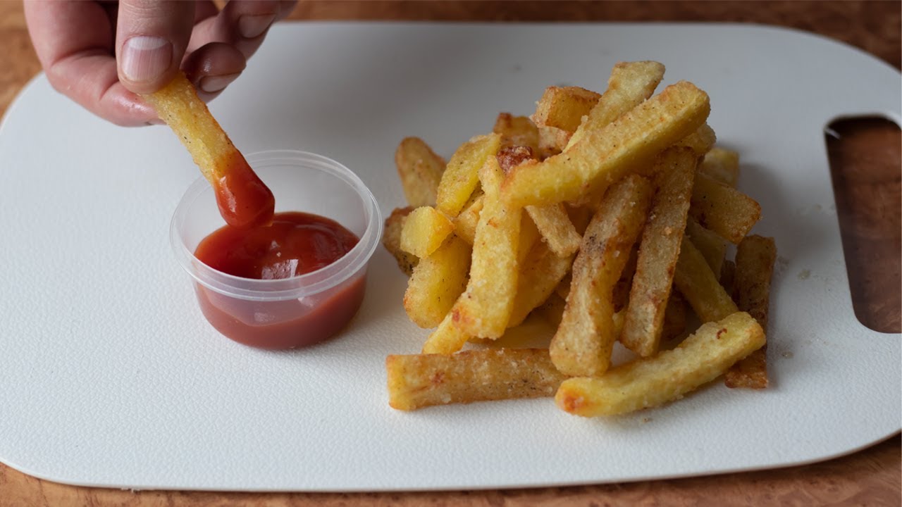 Crispy French Fries! With ketchup!