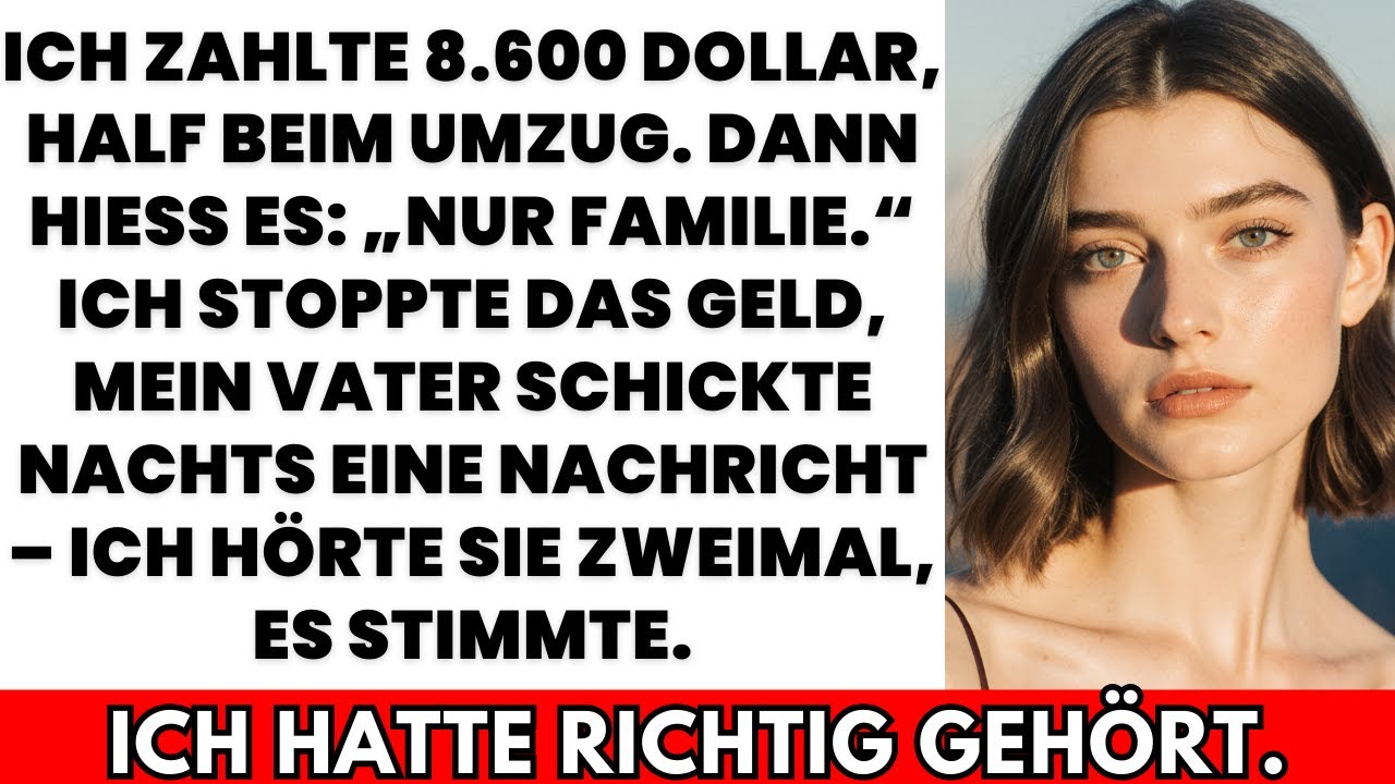 Ich zahlte 8.600 $, um meiner Schwester zu helfen – dann schrieb Mama: „Nur Familie, nicht du.“