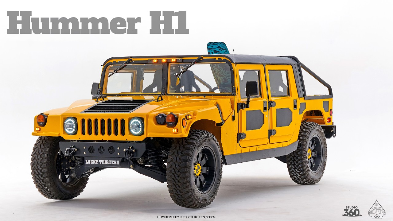 Hummer H1: Military DNA. Studio Precision.