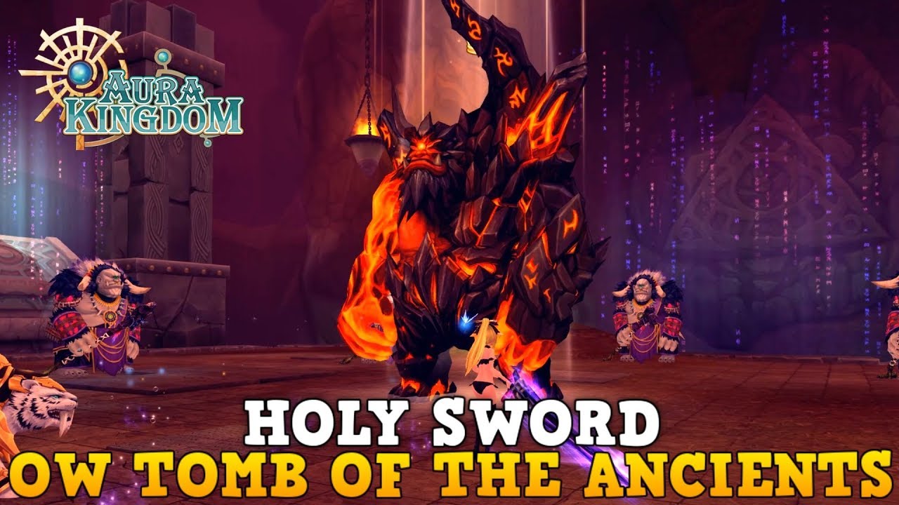 SaberAK Crusader Otherworld Tomb Of The Ancients Hell Mode Solo (+30 90 weapon) Aura Kingdom