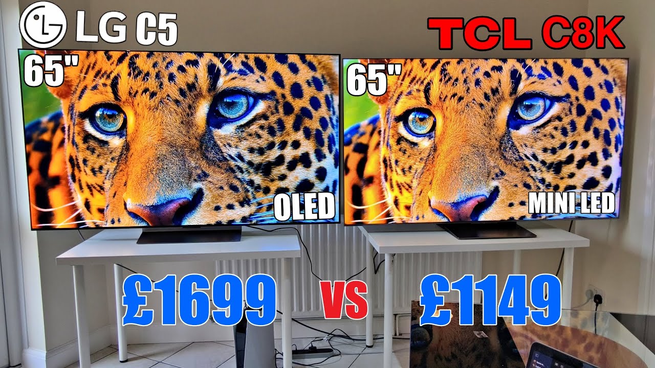 TCL C8K против LG C5: Mini-LED против OLED! Лучшее сравнение телевизоров