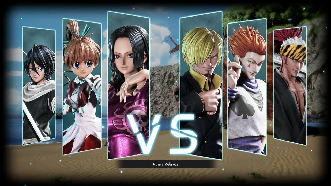 Jump Force Mujeres vs Hombres