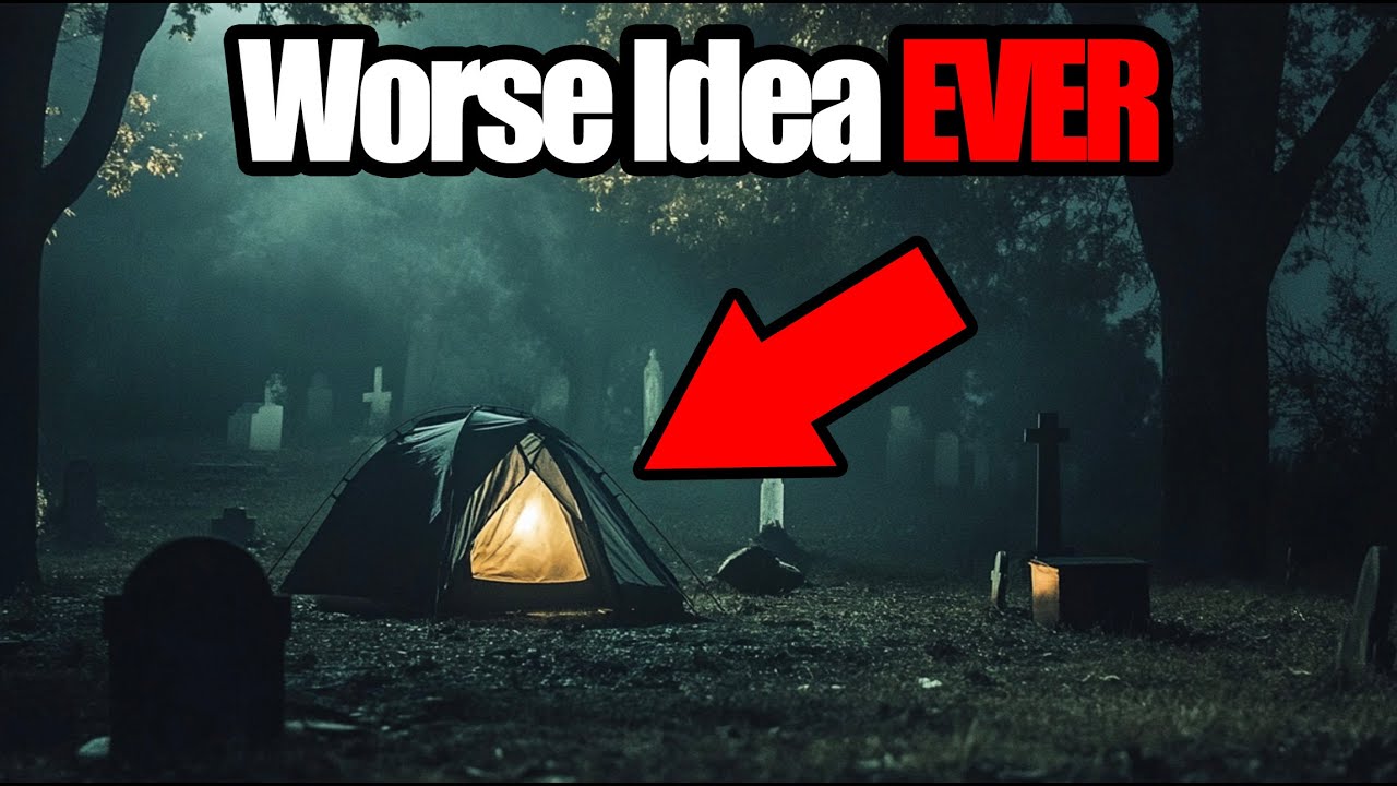 Camping in the WORLD'S Most Haunted Cemetery