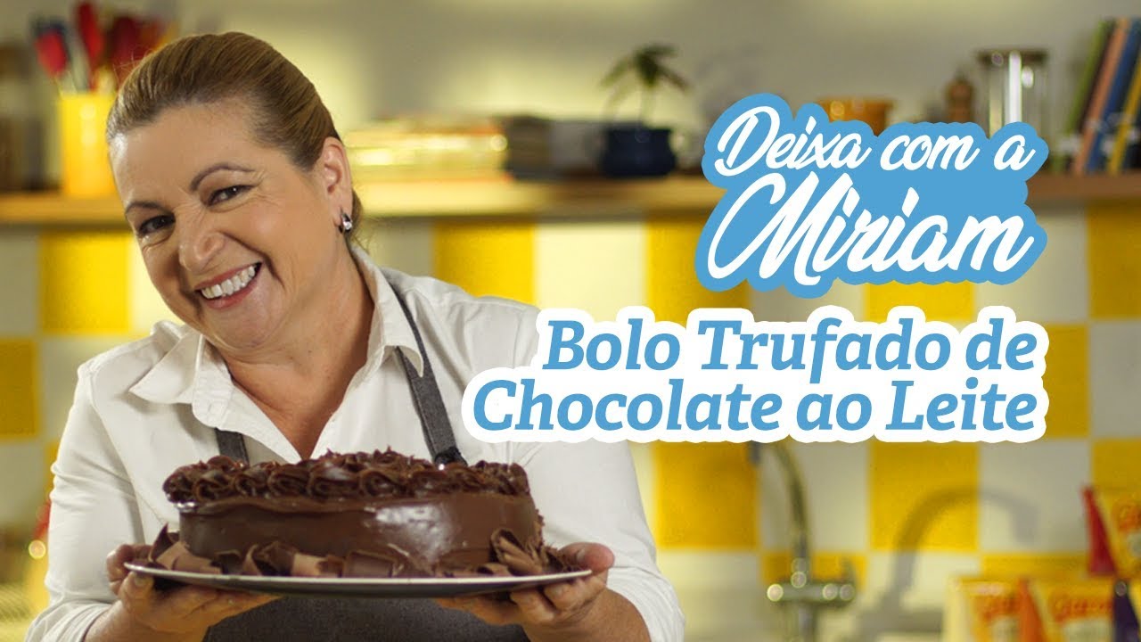 Bolo Trufado de Chocolate ao Leite  - Receitas Nestlé