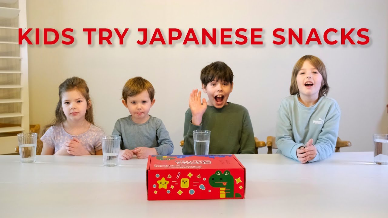 Kids Try Japanese Snacks