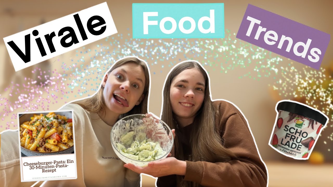 5 virale Food Trends testen 😋🍫🍓🍝