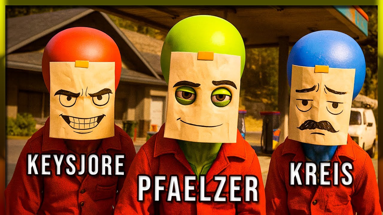 Drei Aliens von der Tanke mit @KeysJore und @kreisverkehr - Roadside Research