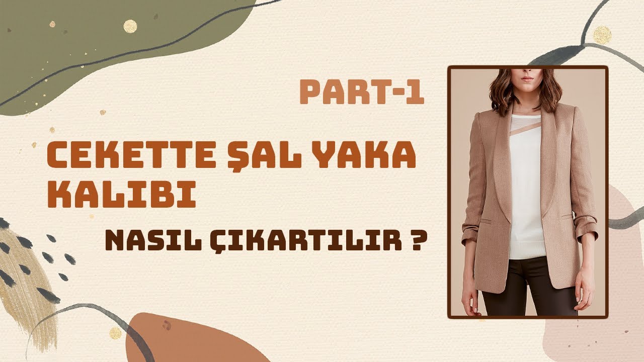 Cekette Şal Yaka Kalıbı Nasıl Çıkarılır ? || Modelistlik Dersleri