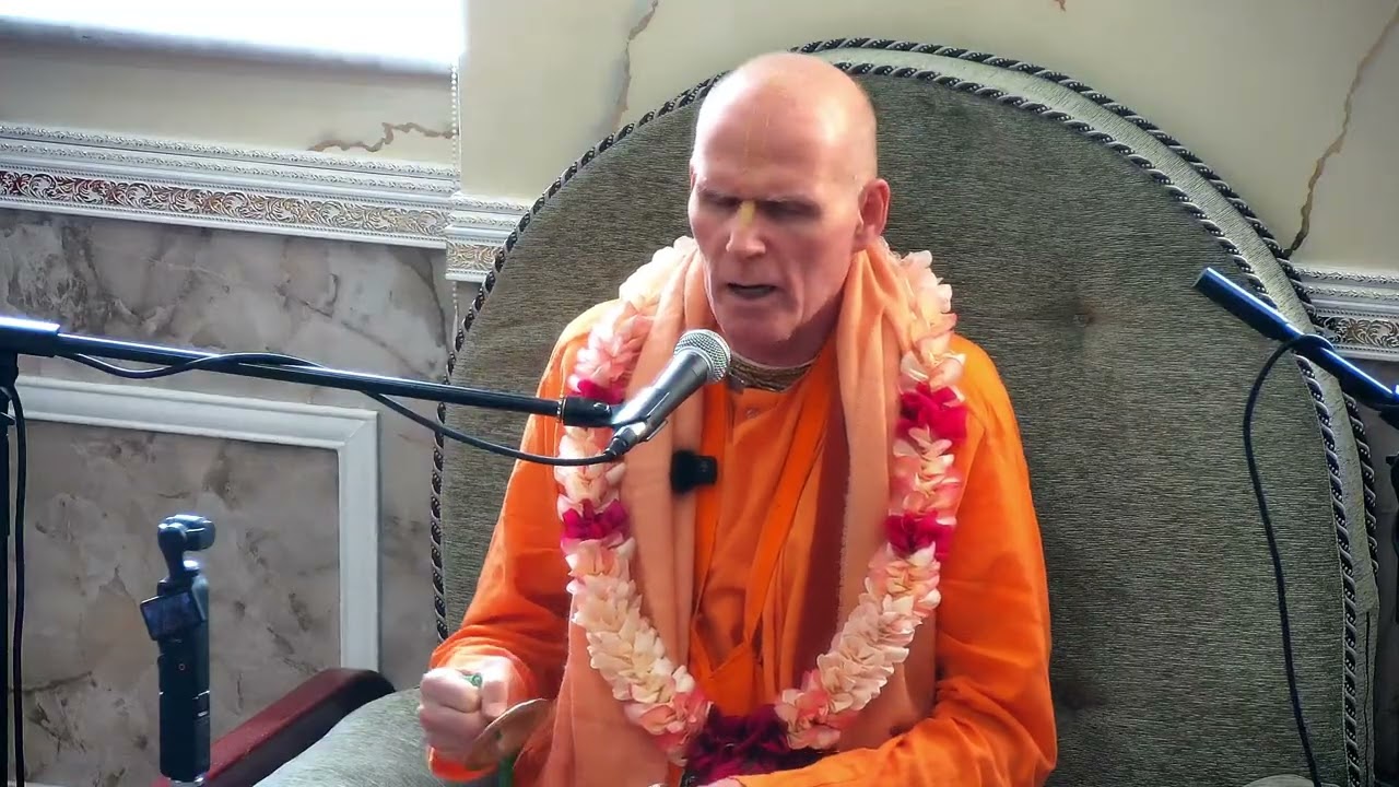 Його Святість Бгакті Раґгава Свамі Махарадж — учень Шріли Прабгупади з 1974 року. Дніпро 02.02.2026