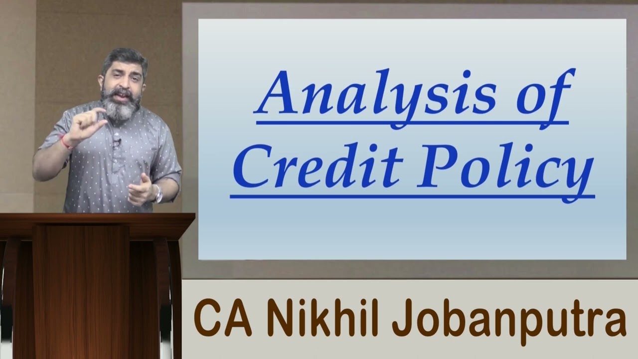Receivables Management (Part 1) - Working Capital Management - CMA/CA Inter - Financial Management