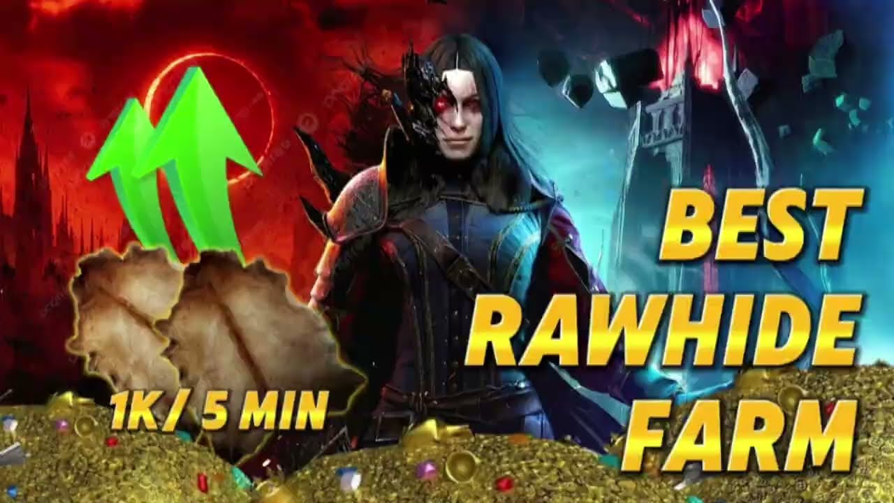 NEW WORLD - best RAWHIDE farm location (1k in 5min)!!!