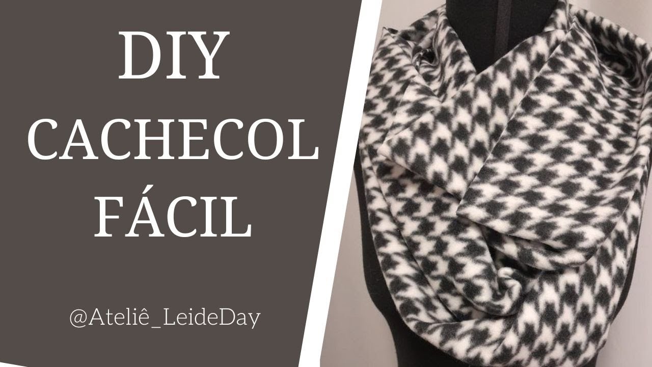 DIY CACHECOL FÁCIL - BASIC SCARF