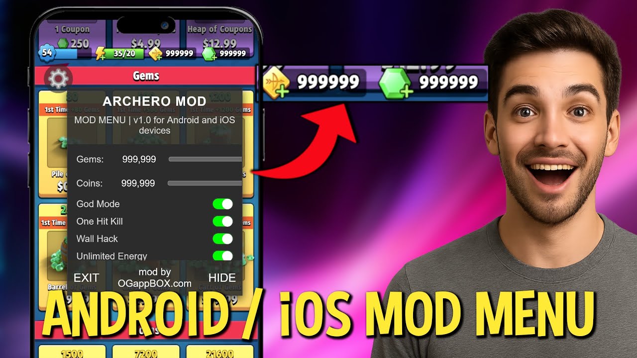Working Archero Hack for Free Gems Mod iOS and Android Tutorial 2025